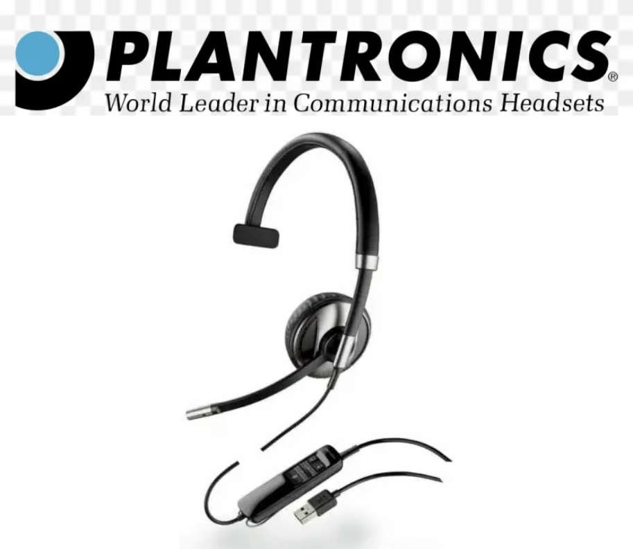 Plantronics Blackwire C710-M Mono Corded  USB Headset + Travel Case